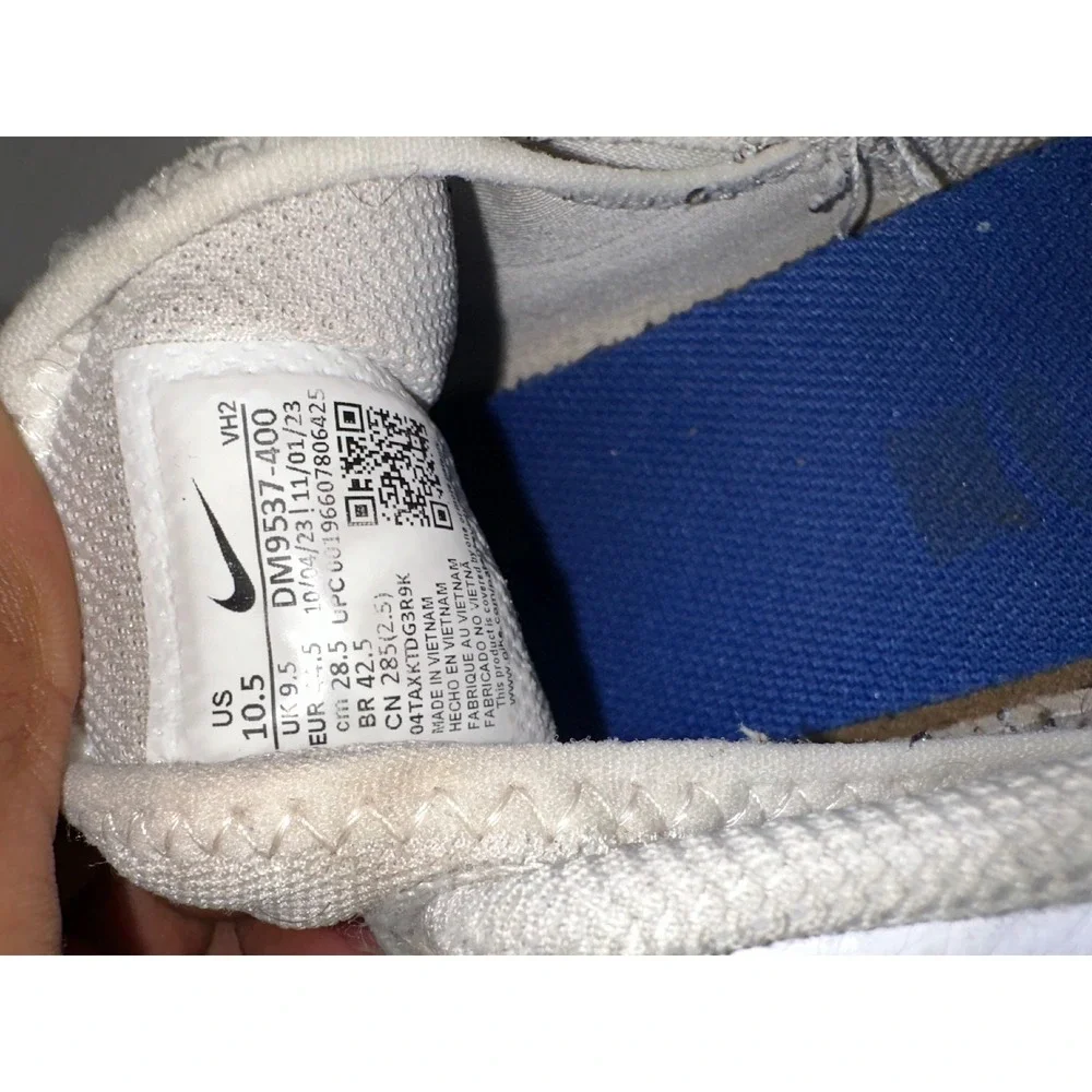 Nike Air Max SYSTM Mens White Blue Grey‎ Running Shoes DM9537-400 Size 10.5